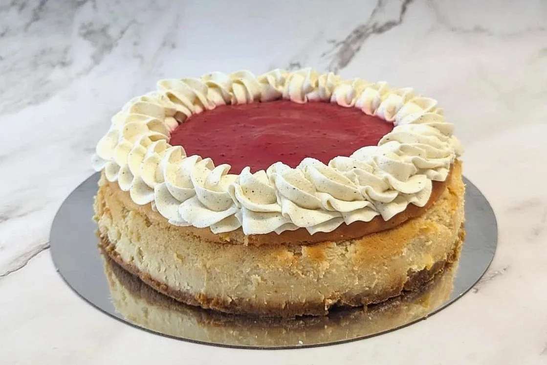 Cheesecake with strawberry — Oh Happy Bake