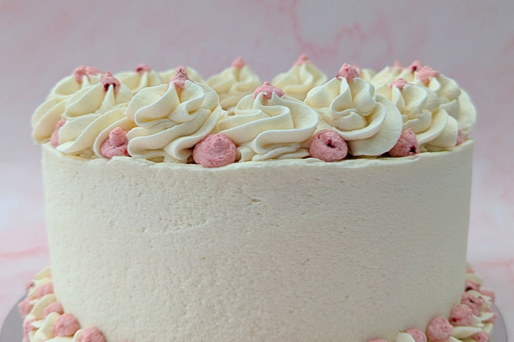 Raspberry cream cake  — Oh Happy Bake