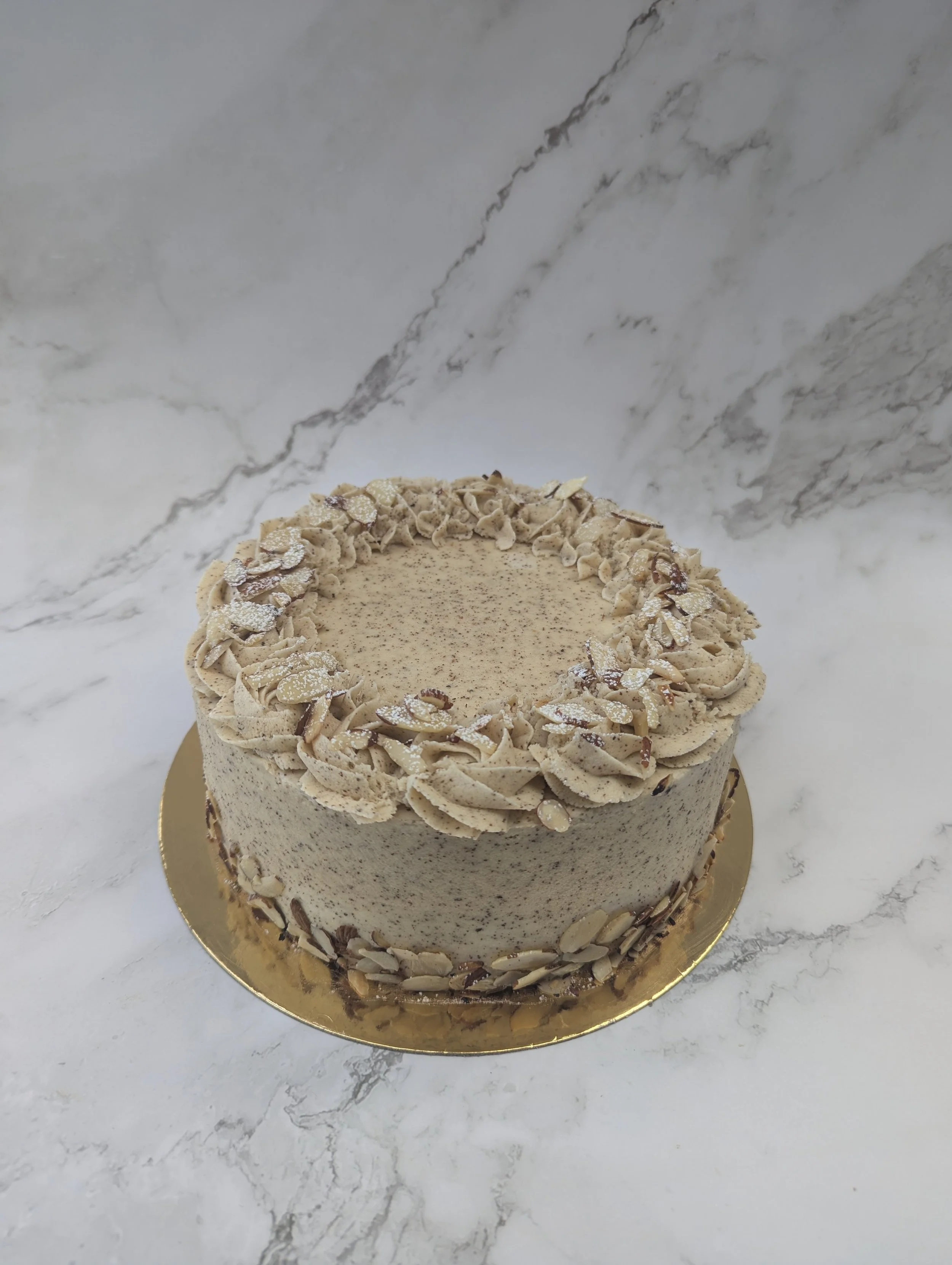 Almond Frangipane Croissant Cake