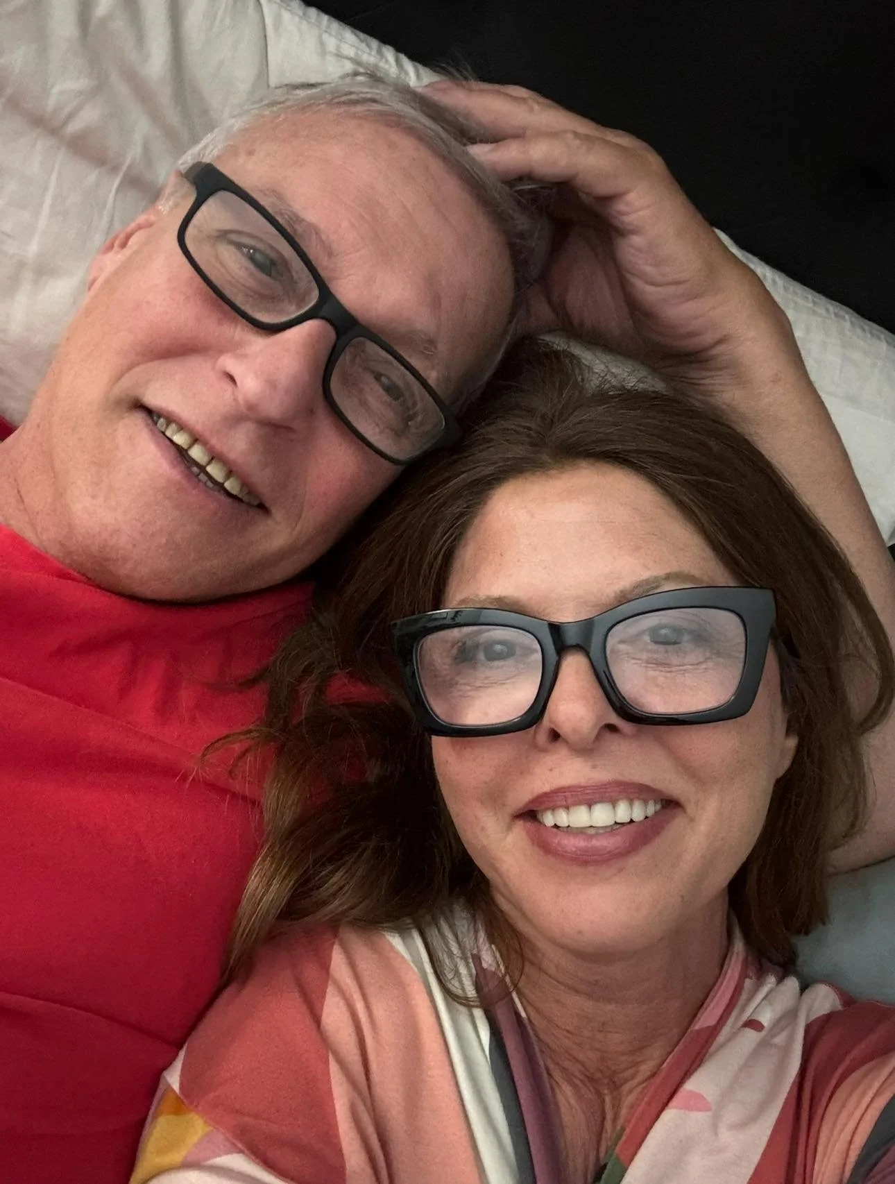 I used to grumble and tease Phil for taking a nap every day&hellip; until I started taking naps with him. 😄
Glasses still on because we were looking at pictures Sean had just sent of our sweet grandbaby.
Little joys. Big love. ❤️
