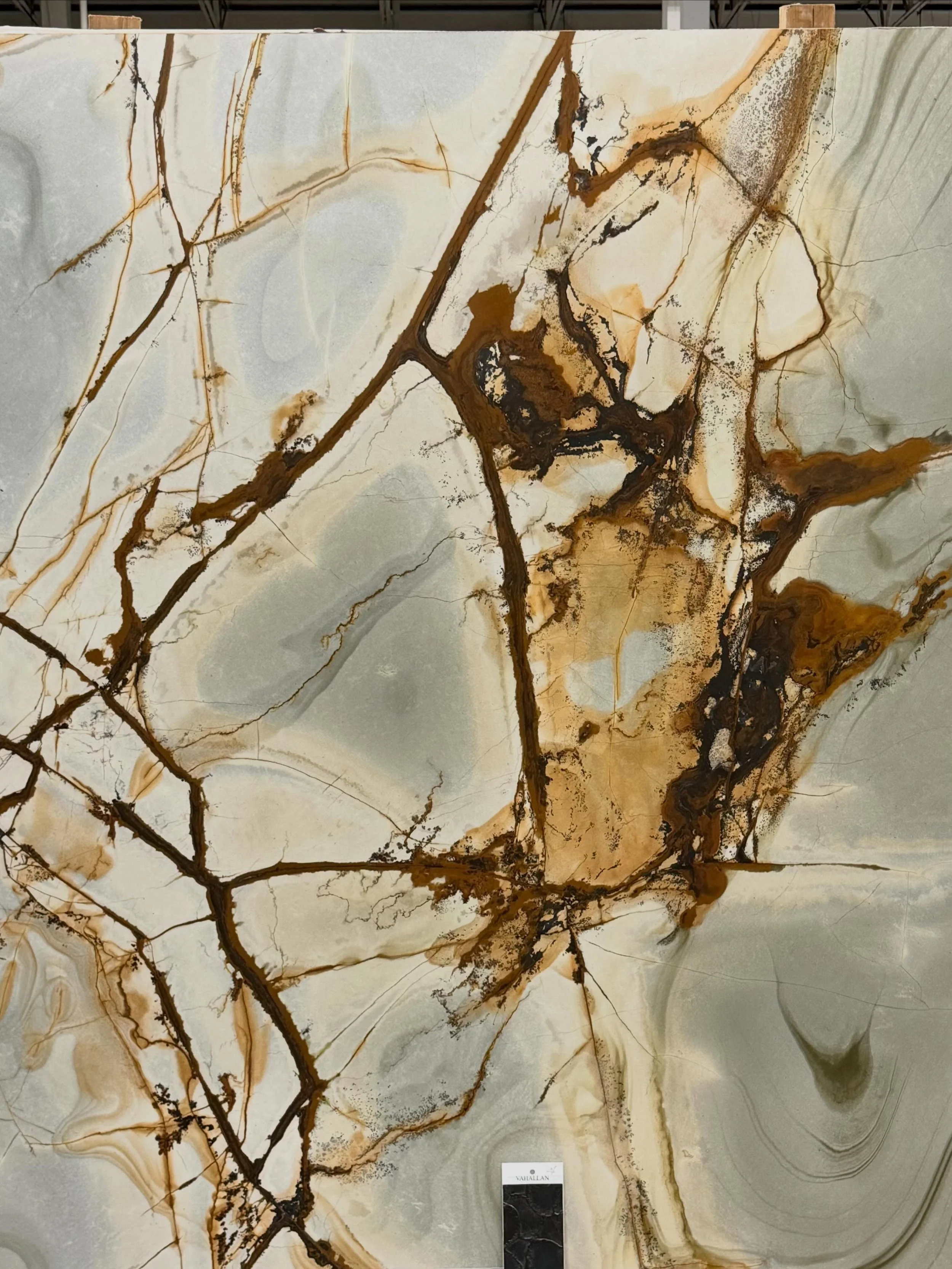 Isn&rsquo;t this quartzite gorgeous?  This stone is definitely the statement piece in the room and will be the element that ties everything together. We can&rsquo;t wait to see how its beautiful movement and organic character elevate the finished spa