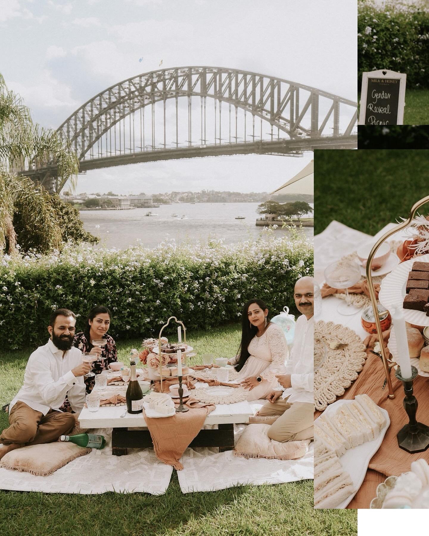 Our weekend was full of gender reveals! What a fun celebration. Pics by @martinepaynephotography 

#genderreveal #genderrevealparty #picnic #hightea #highteaparty #sydney #sydneyharbour #event #babyshower #babyshowerideas