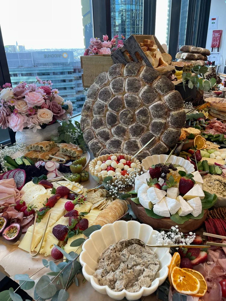 Abundant charcuterie catering