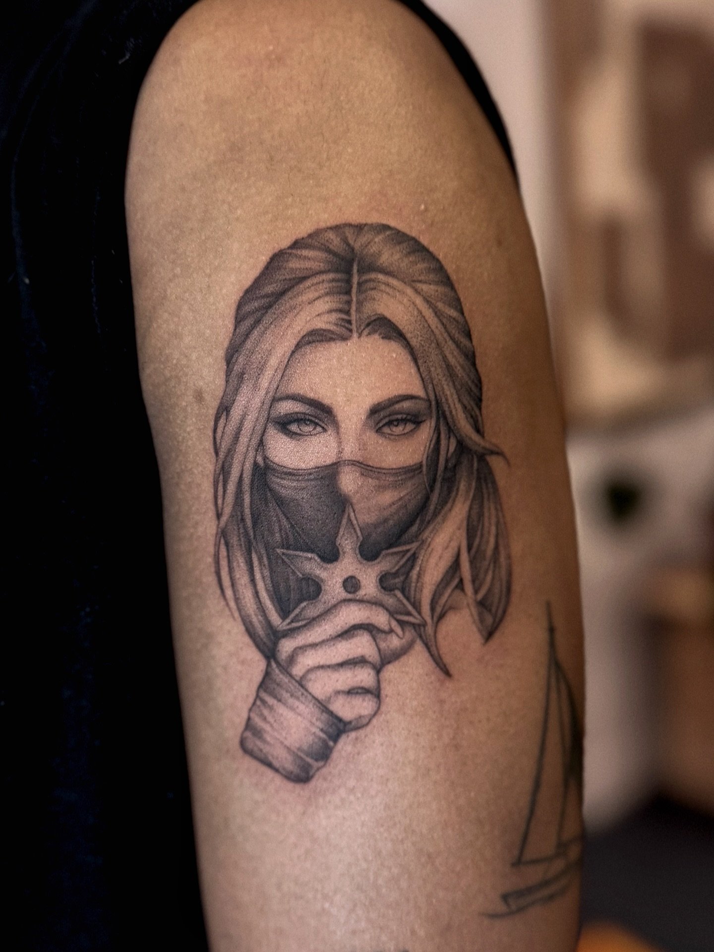 Silent Moves
Had a blast tattooing this concept for Matt.
Ninja Girl on the upper arm to add to his collection.
#seattletattoos #seattletattooartist #ninjatattoo #ladyfacetattoo #finelinetattoos #blackwork #realismtattoo