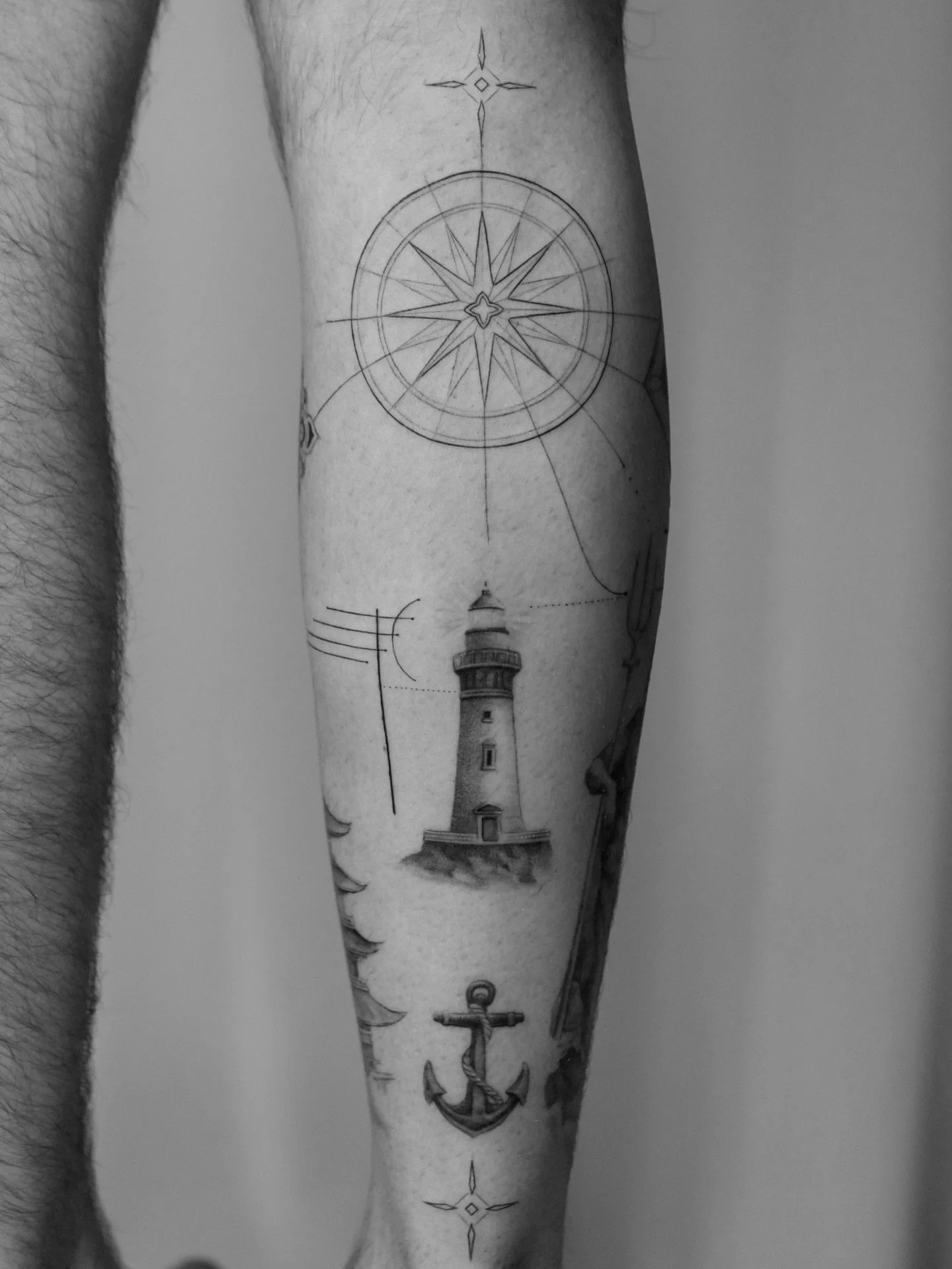 Pt 3 Aidan’s Leg
Tied his Korean and Japanese Heritage into this portion of his leg. Storytelling in small details and building on to the design with a fineline background.
#finelineseattle #seattletattoos #seattletattooartist #newtattoo #lat