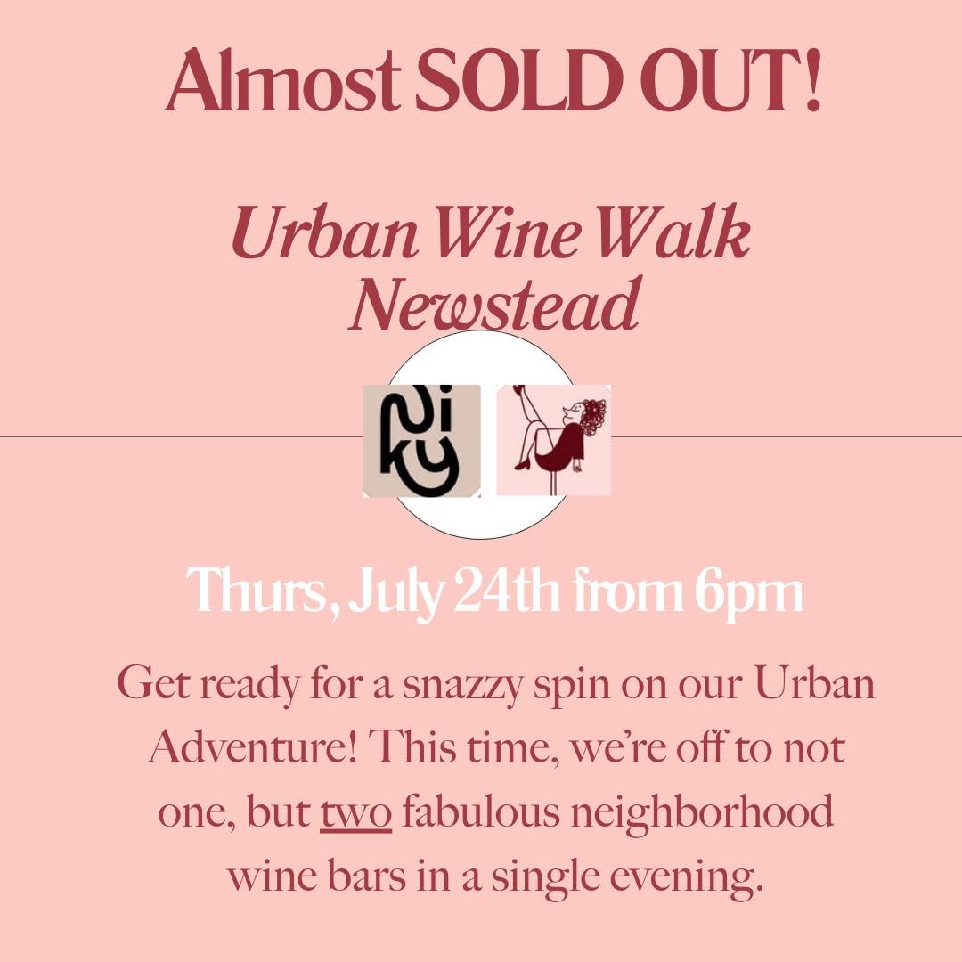 Our next Urban Wine Walk is almost sold out!

Get in touch to join us in Newstead 🥰🍷

@wildlegs.wine @niky.au @thetablehunter @brisbane_laura