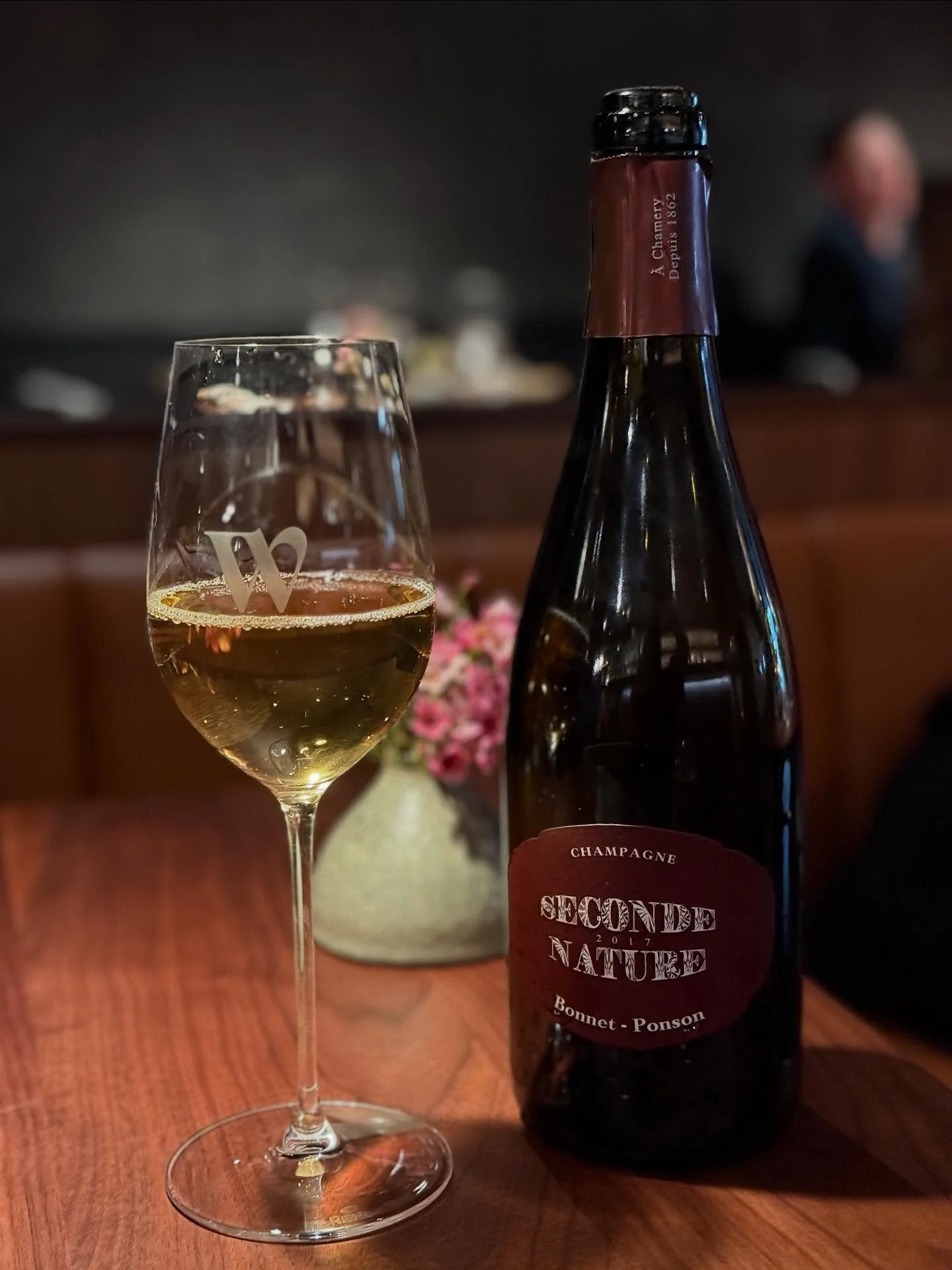 We had a delicious and complex @champagnebonnetponson brut nature aged in oak to accompany our first lunch @winnifredsonarthur