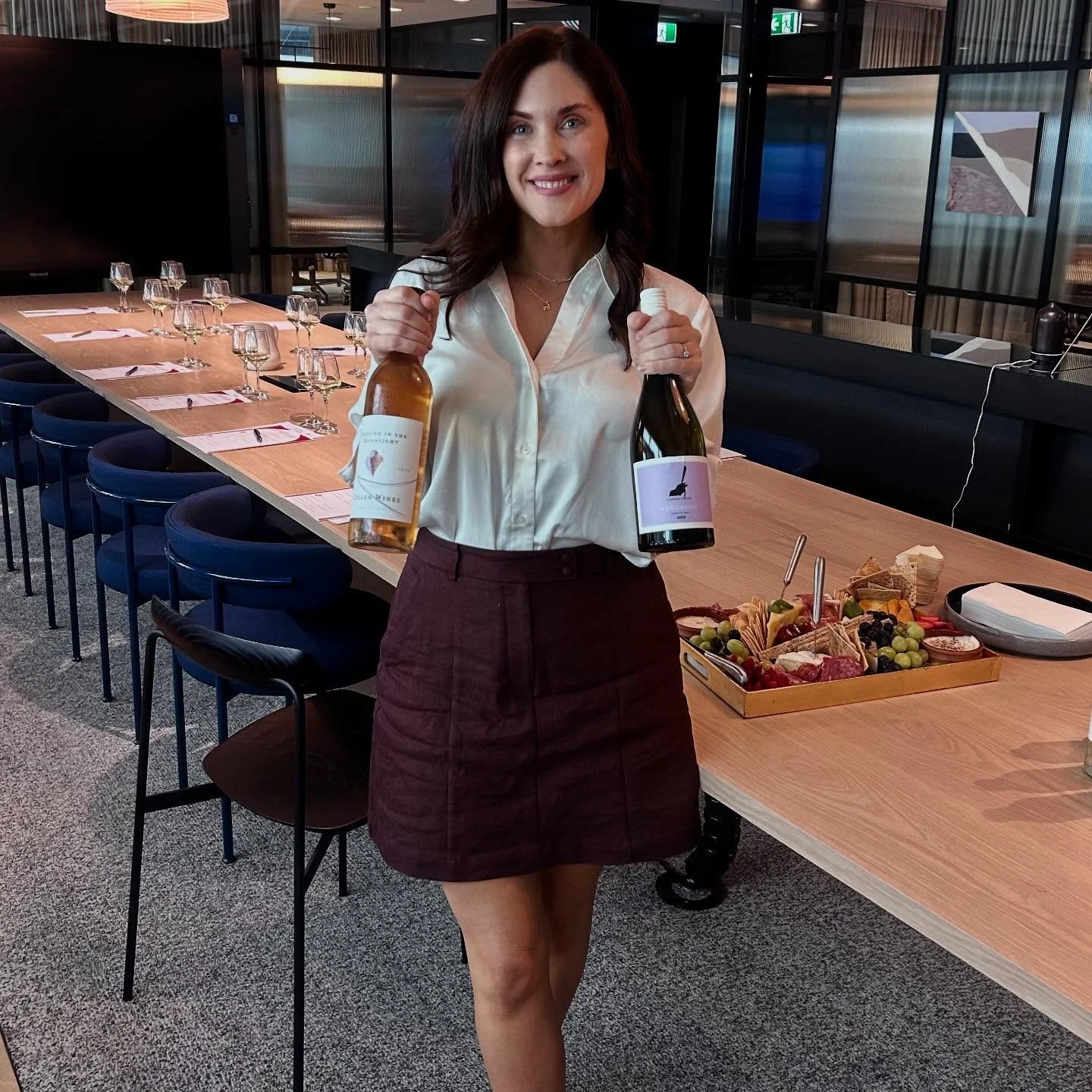 Wine and learn! We loved hosting corporate wine tastings with GG's tailored WSET blind tasting approach. 4 summer wines perfectly decoded! ✨