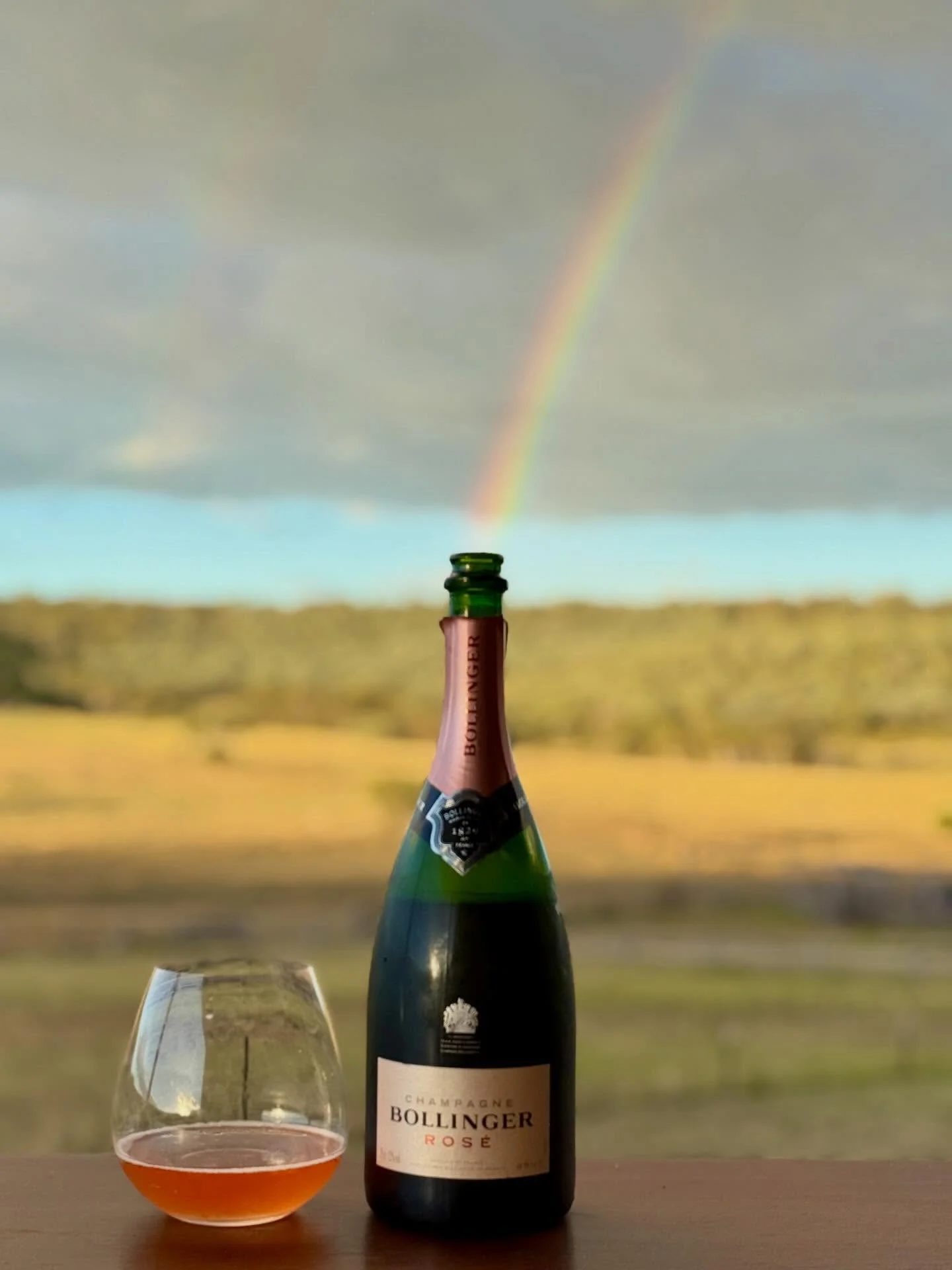 Did you know that @champagne_bollinger rose NV is only a relatively recent addition and the bottle is shaped &ldquo;to aim for the perfect balance of a &lsquo;small magnum&rsquo;&rdquo;?