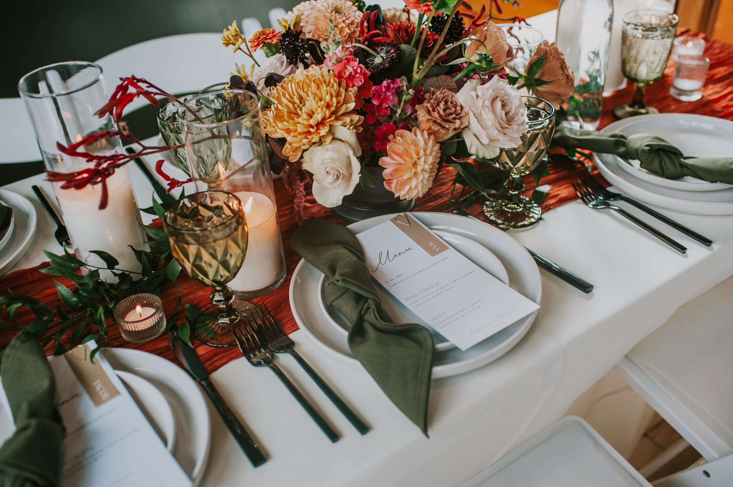 Modern Tabletop Rentals at the Wyman Hotel