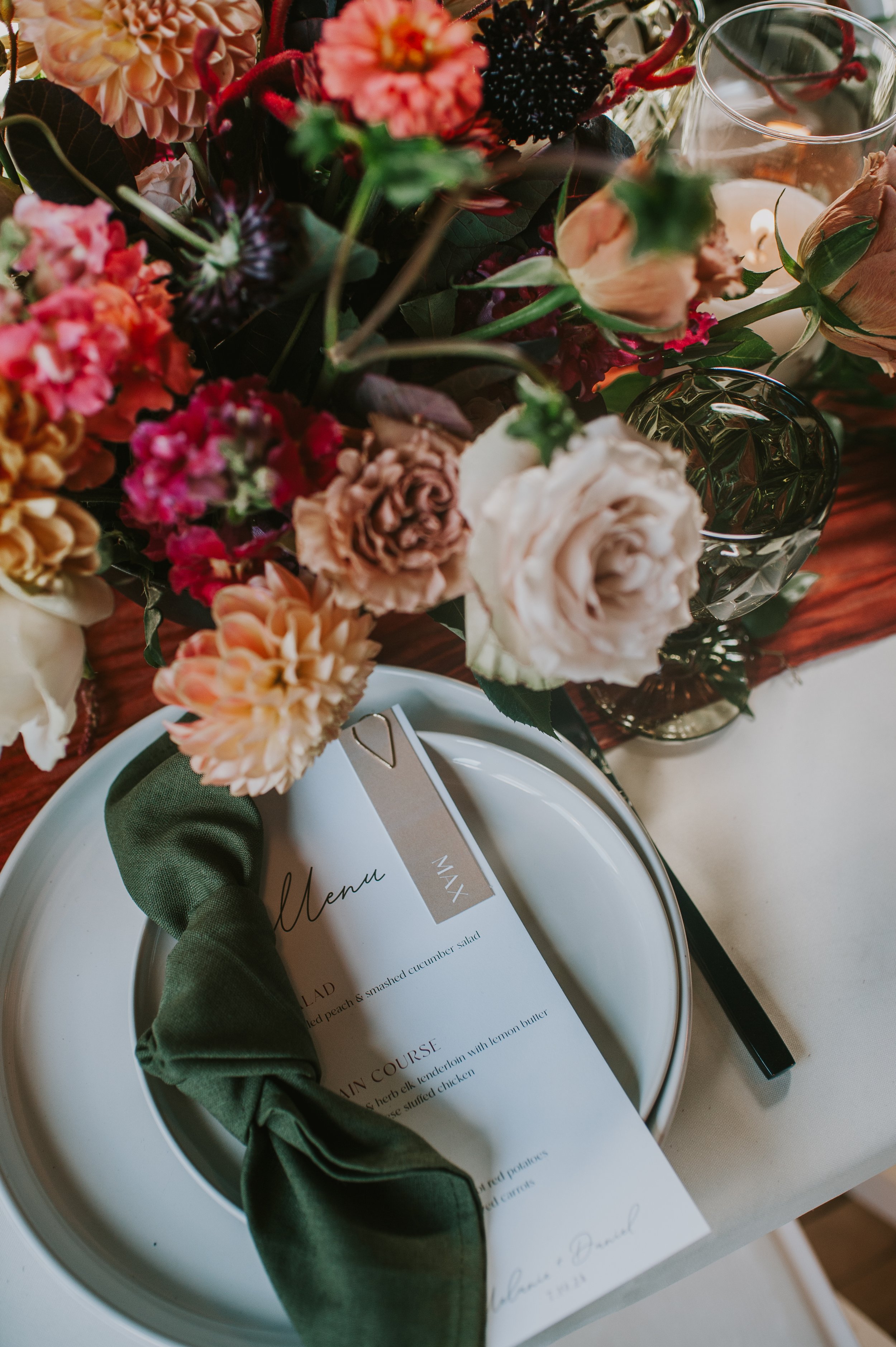 Modern Tabletop Rentals at the Wyman Hotel