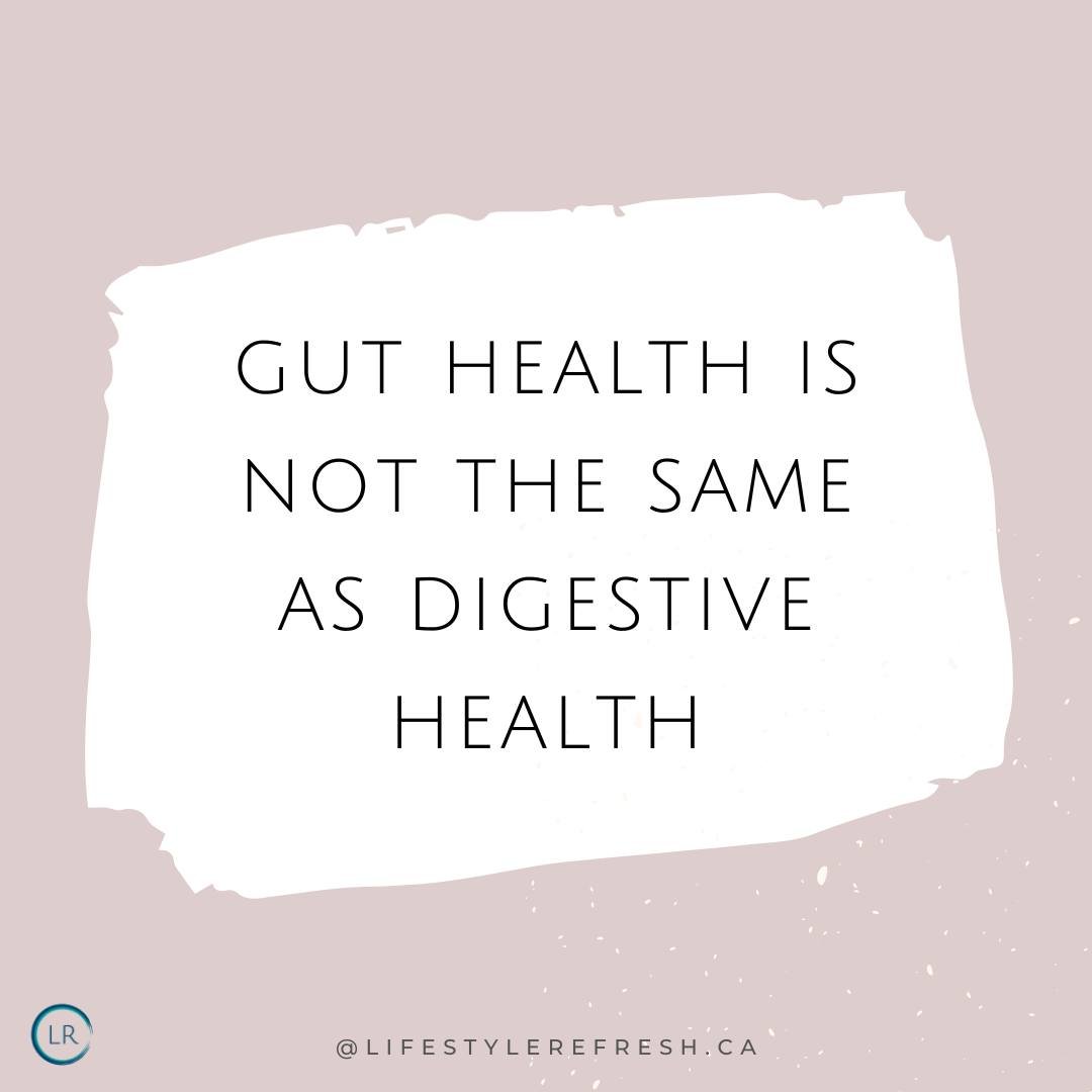 Did you know gut health isn't the same as digestive health? 🌱 If not, you are not alone! This is a common misconception. 

While digestion is a critical component, there's so much more happening in your gut. The gut microbiome&mdash;the trillions of