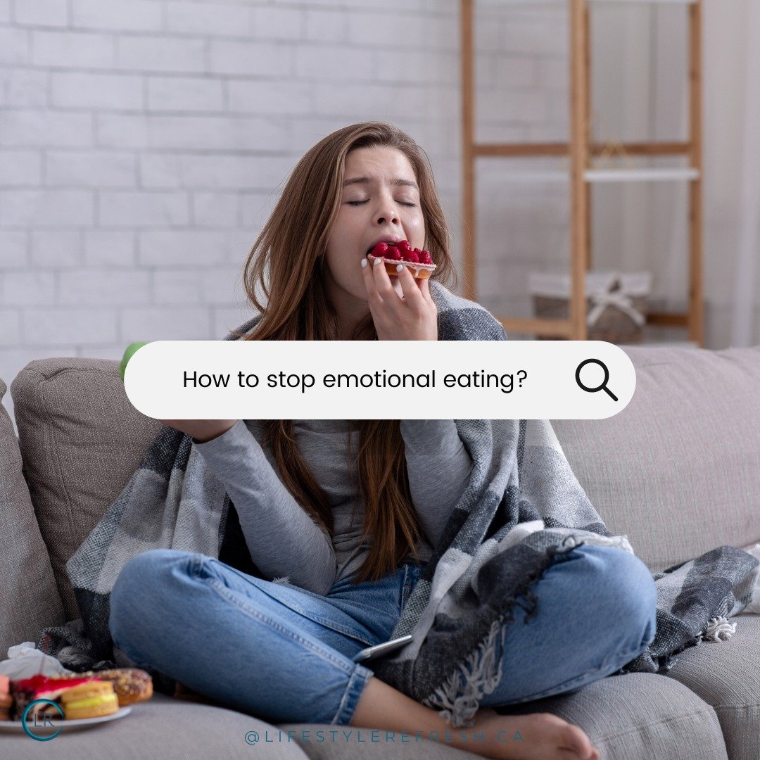 Struggling with eating when you&rsquo;re stressed, bored, or upset? 😫 Emotional eating can feel like an endless cycle, and it's one of the most Googled questions when it comes to nutrition. If you&rsquo;re turning to food to cope, here are a couple 