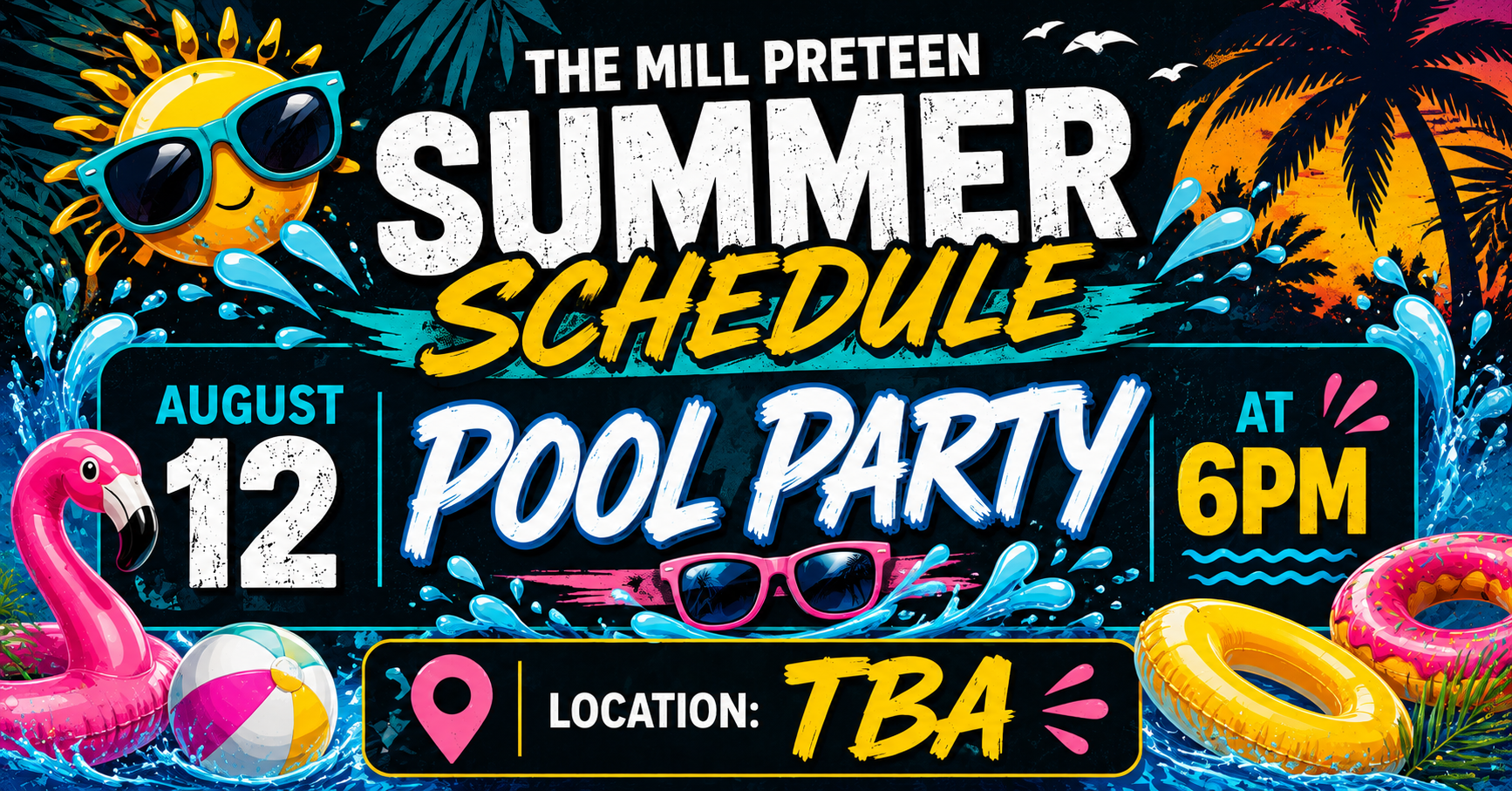 PreTeen Pool Party