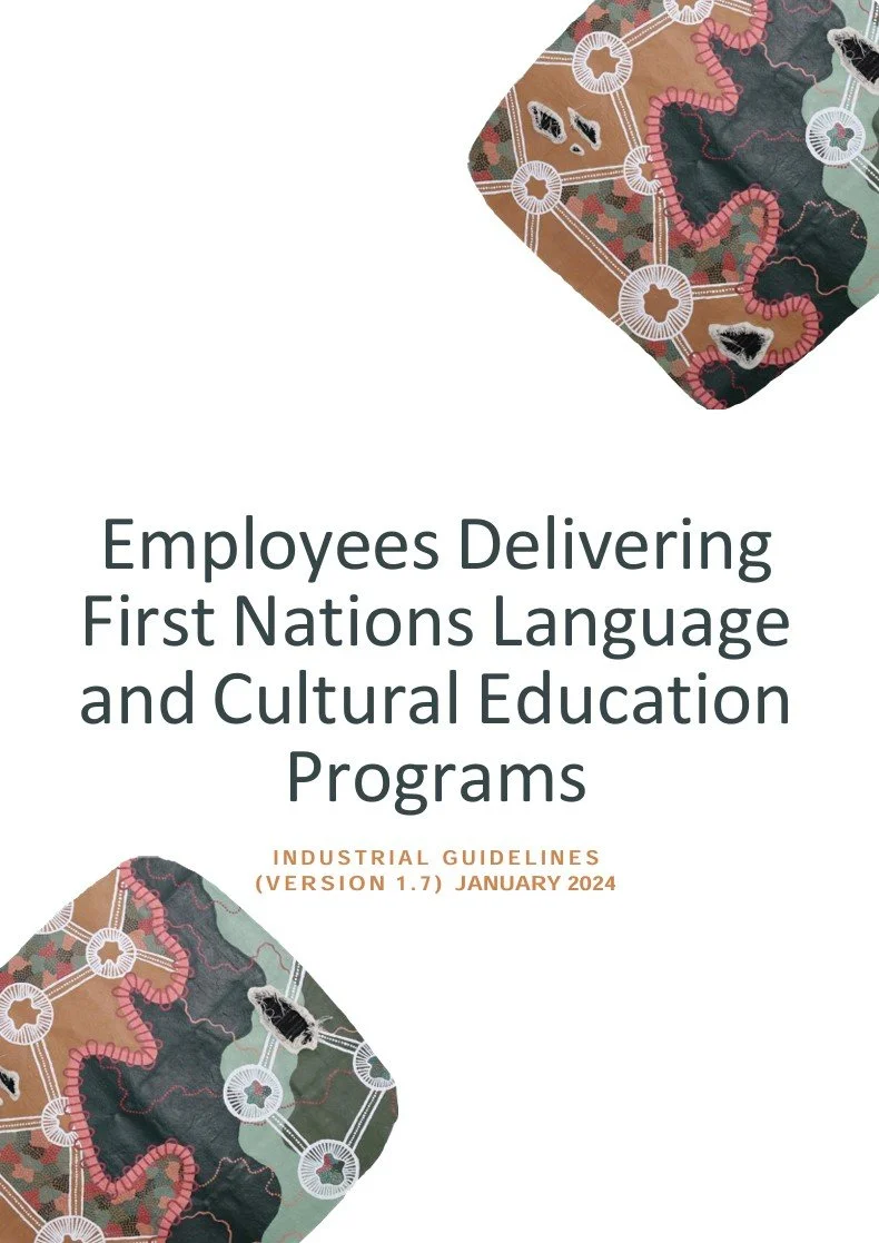 Industrial guidelines for First Nations Language Program delivery ...