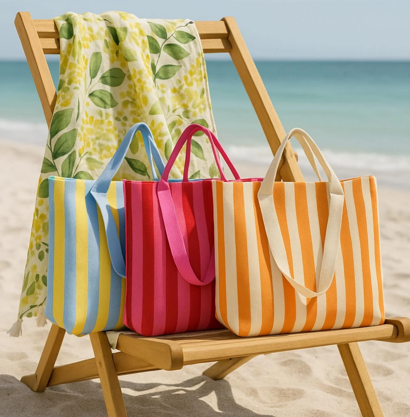 Our best-selling Joyful Tote is back in stock! 🌈☀️

Available now in a pack of 3 from Sassy Duck. 

#sassyduck #sassyduckhandbags #handbags #tote #totebags #beach #beachbags #summerbag #canvasbags #colourful #spring #summer #stock #wholesale #allyfa