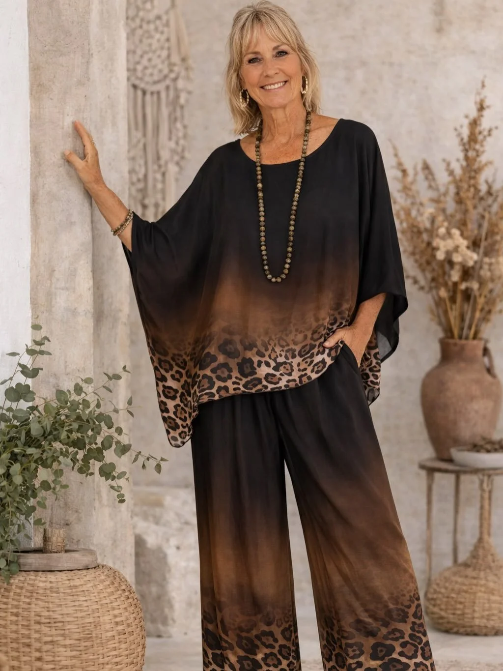 Gorgeous new silk leopard sets 🐆

In stock now in black, beige, tobacco, taupe &amp; chocolate. 

#silkset #leopardprint #newstock #wholesale #allyfabbyagencies