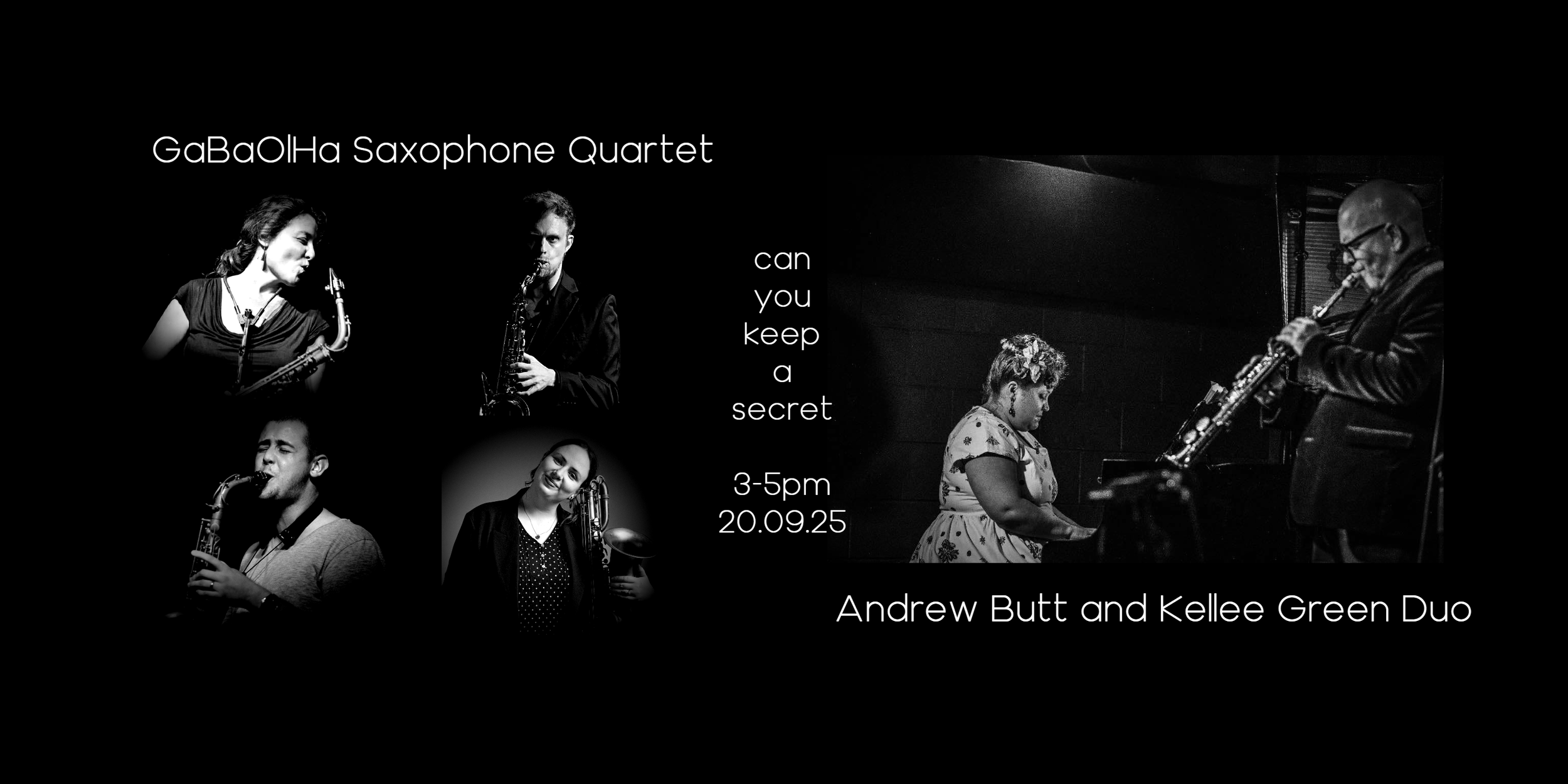 GaBaOlHa Saxophone Quartet with Andrew Butt/Kellee Green Duo