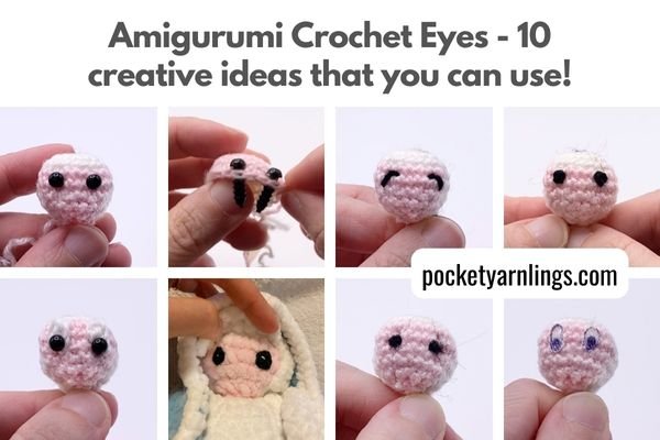 How to add felt patches to safety eyes?, Amigurumi tutorial