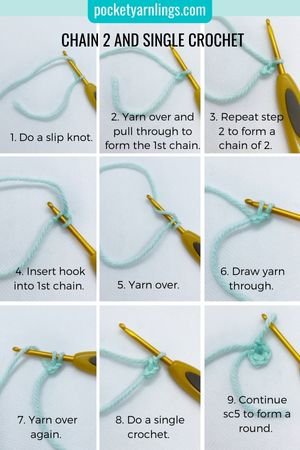 How to Crochet the Alternative Magic Circle - YouTube