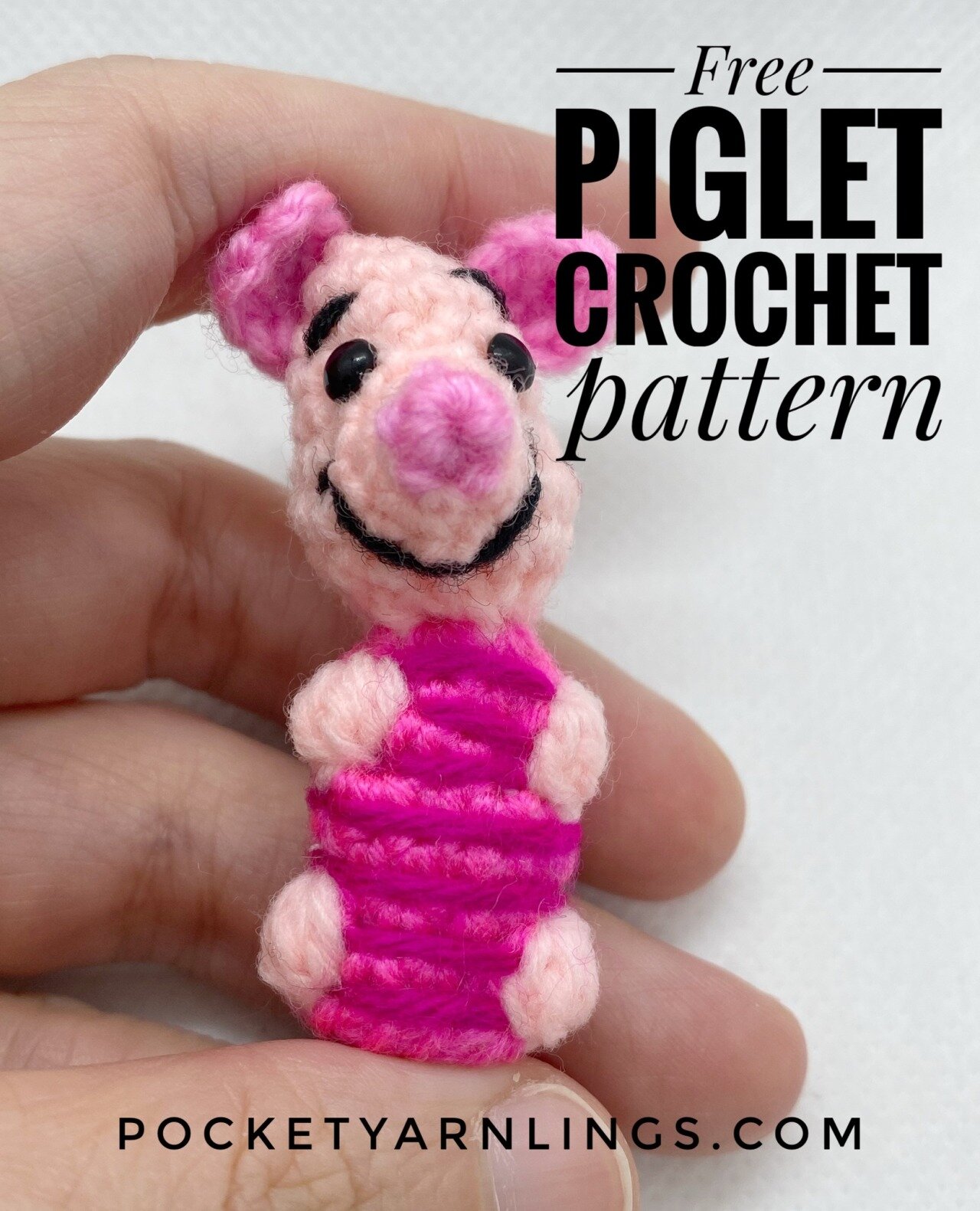 Free Piglet Crochet Pattern — Pocket Yarnlings