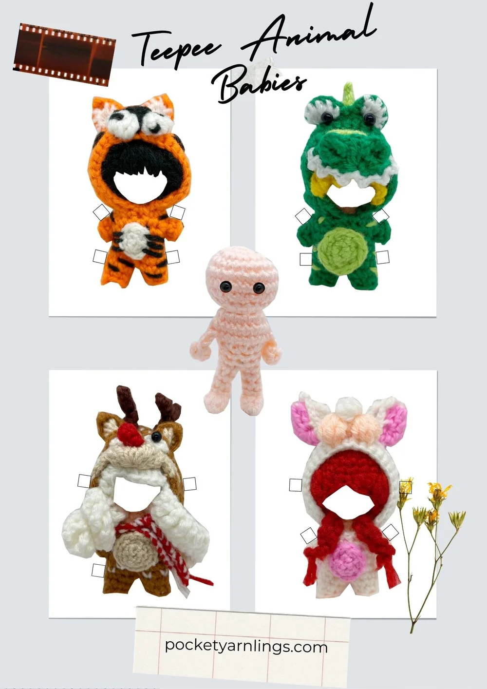 Free Printable Paper Doll Cut-Out! — Pocket Yarnlings
