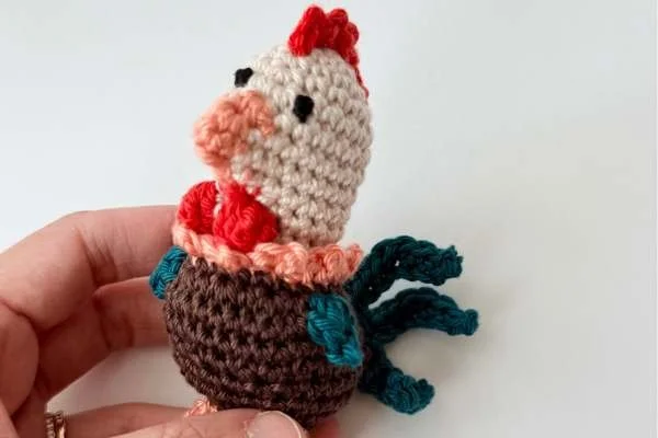 no sew crochet rooster pattern