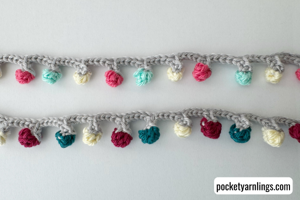 Free Crochet Mini Christmas Lights Pattern — Pocket Yarnlings — Pocket ...