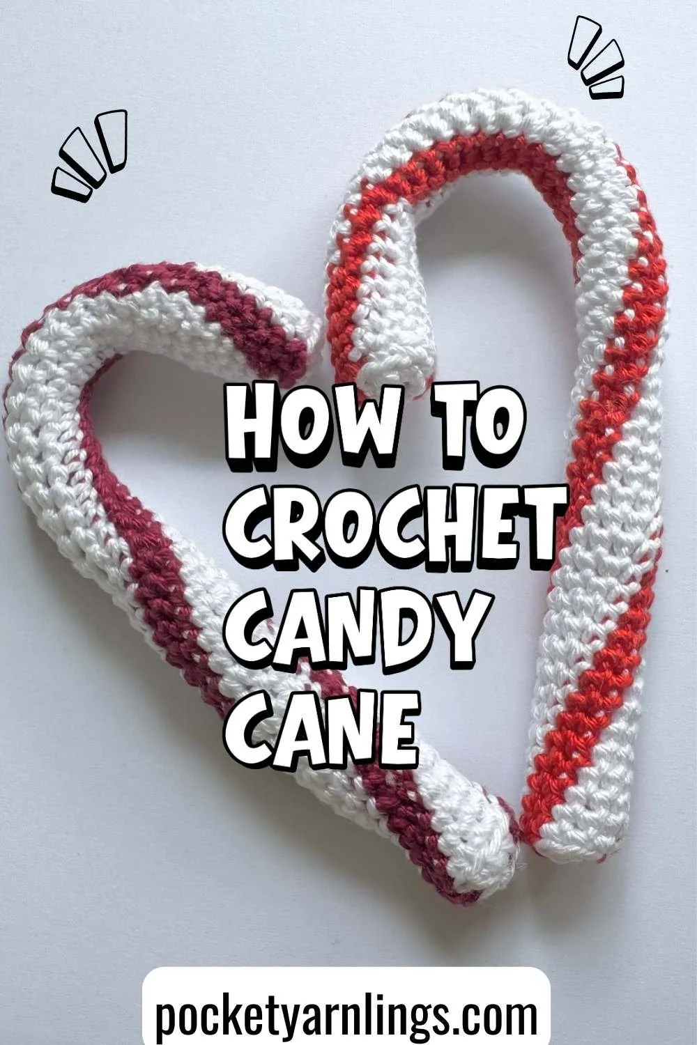Crochet Free Candy Cane Ornament – Quick & Beginner-Friendly Pattern ...
