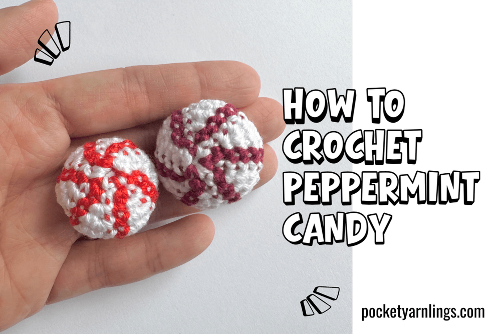 Free Peppermint Candy Crochet Pattern (Easy Christmas Ornament ...