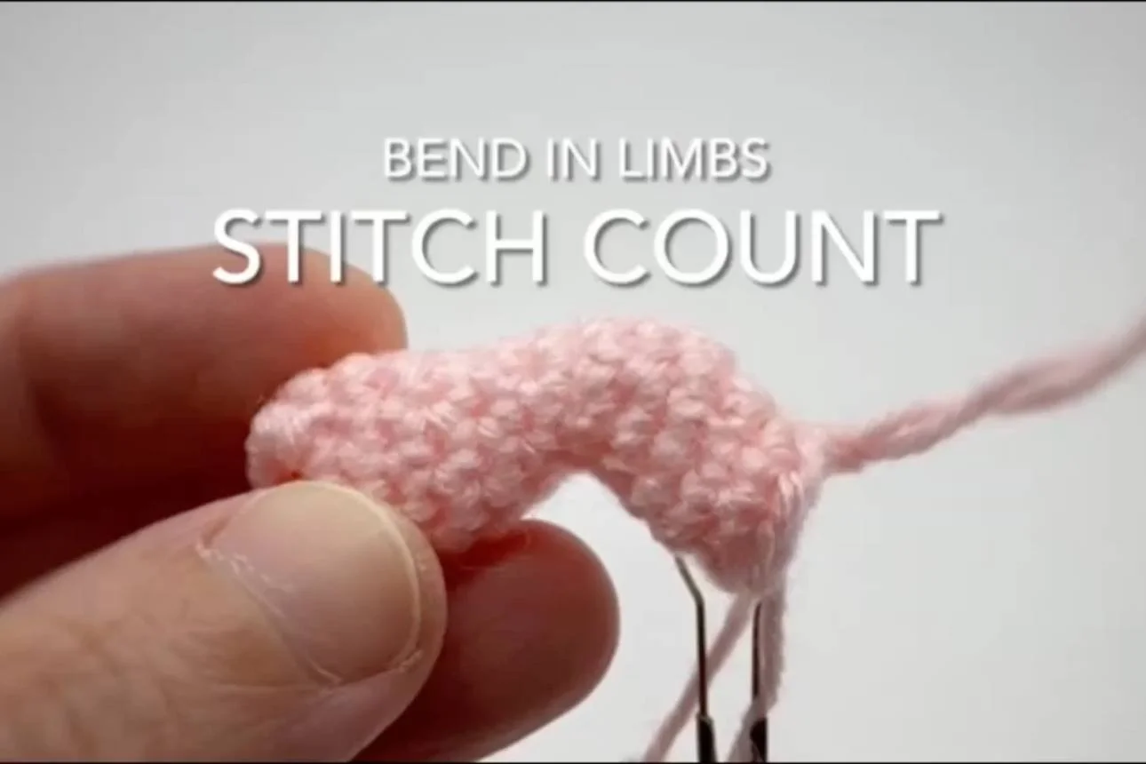 crochet curves using stitch count