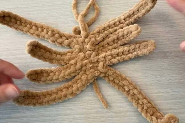 crochet highland cow shaggy hair