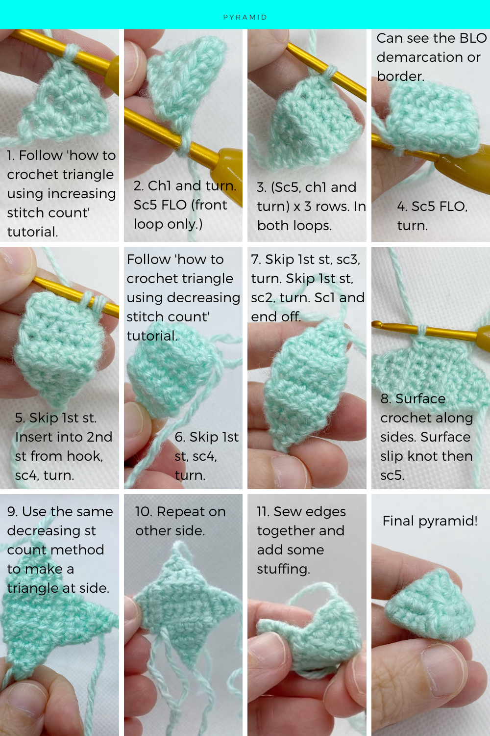 How do you Crochet Different Shapes in Amigurumi? — Pocket Yarnlings