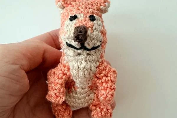 crochet low sew squirrel