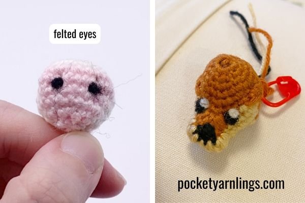 Ideas for soft toy eyes
