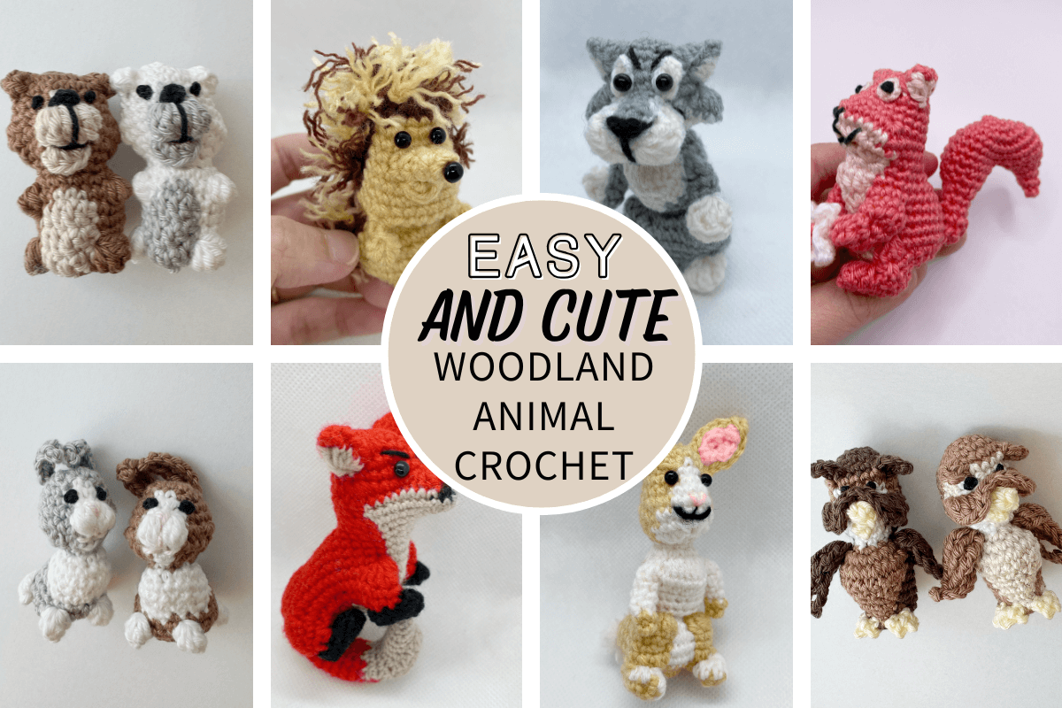 woodland crochet animal patterns