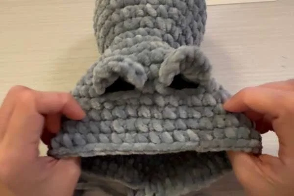 crochet elephant arm holes