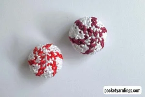 Free Peppermint Candy Crochet Pattern (Easy Christmas Ornament ...