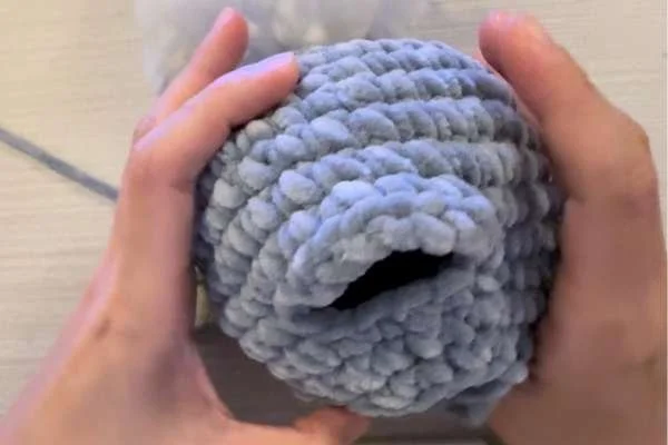 elephant amigurumi head