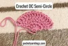 5 Unusual Ways on How to Crochet a Semicircle Pocket Yarnlings