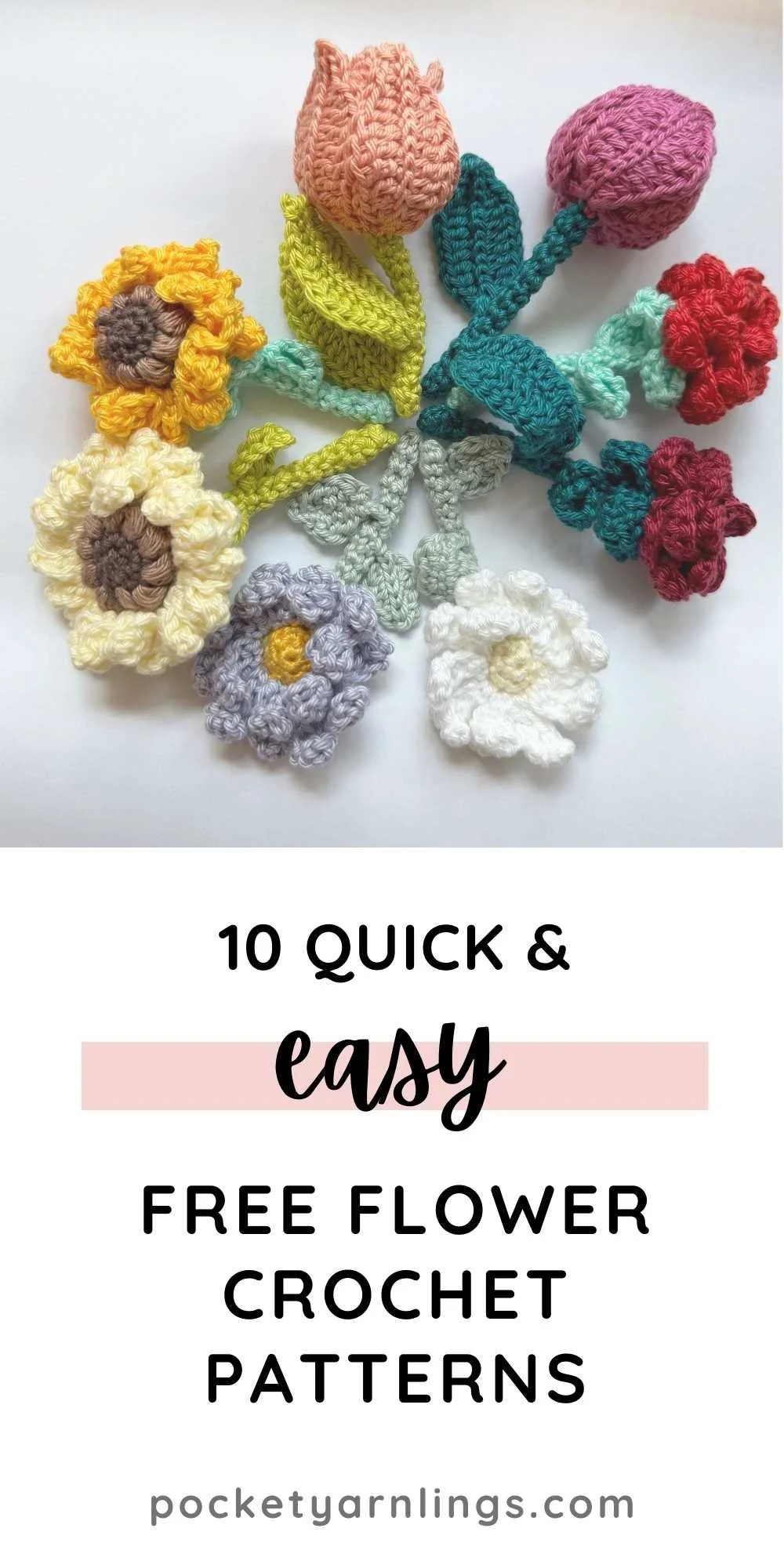free flower crochet patterns