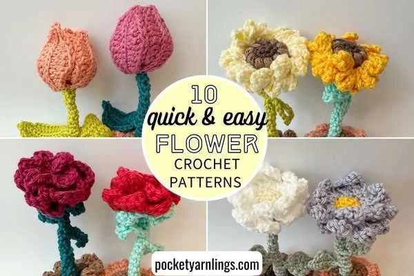 free crochet flower patterns
