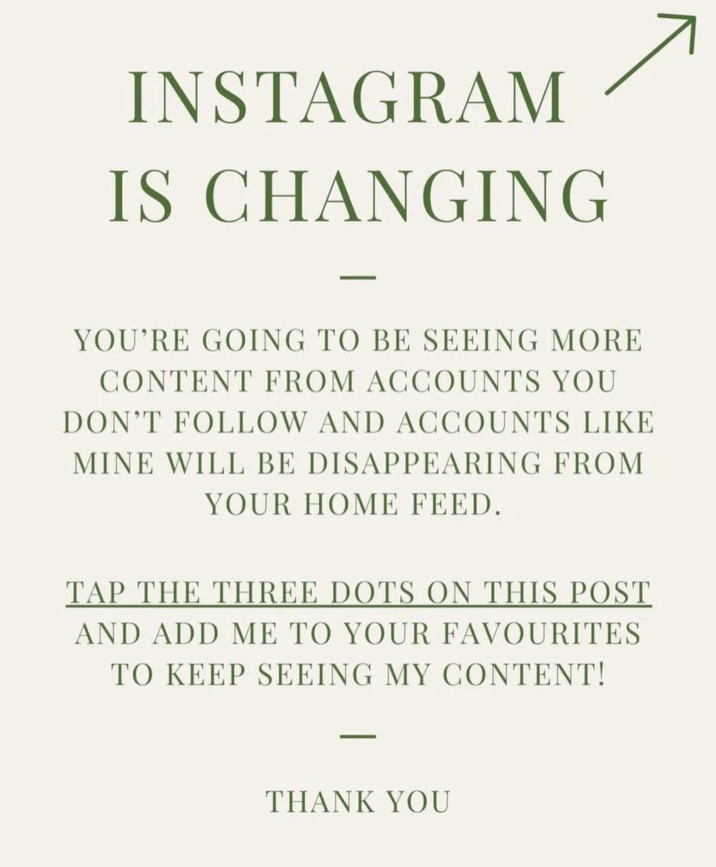 I hope you&rsquo;ll stay with me! You&rsquo;ll have to do the extra little step to get my posts and tapping the heart on my posts also helps! Say hello now and then to stay connected, it is nice to hear from real people 😄