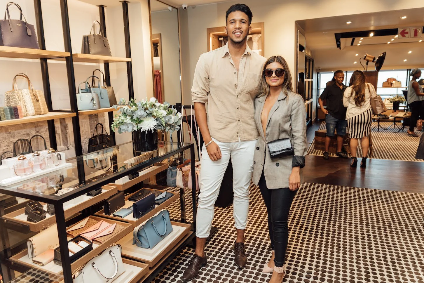 On sale at the store are a wide assortment of Coach merchandise for women and men including bags, small leather goods, footwear, accessories, and jewelry.