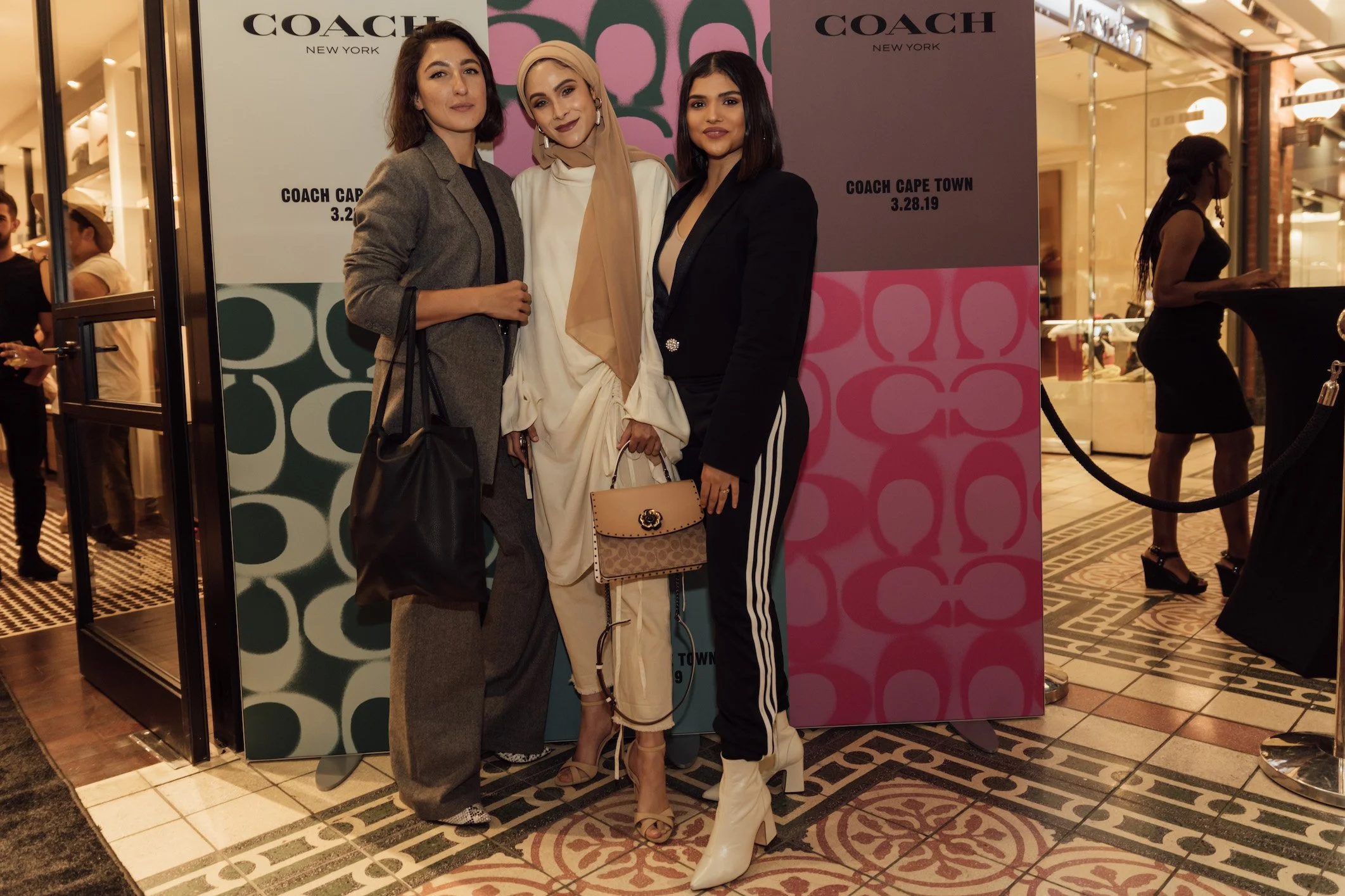 To celebrate the opening of the store, the brand hosted a swanky party where guests enjoyed signature cocktails named after popular Coach bags and New York-inspired bites.