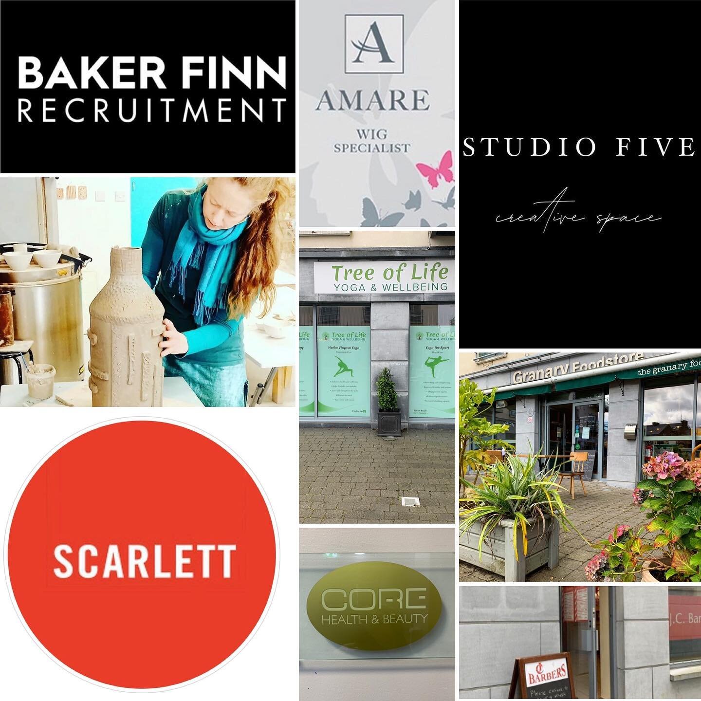 The Square Midleton - boutiques, craft , photography , yoga studio, cafe &amp; foodstore, barbers , health &amp; beauty , wigs and recruitment . We have it all here &hellip; quality locally owned shops all in one one place .. 
@amare_wigs 
@baker_fin