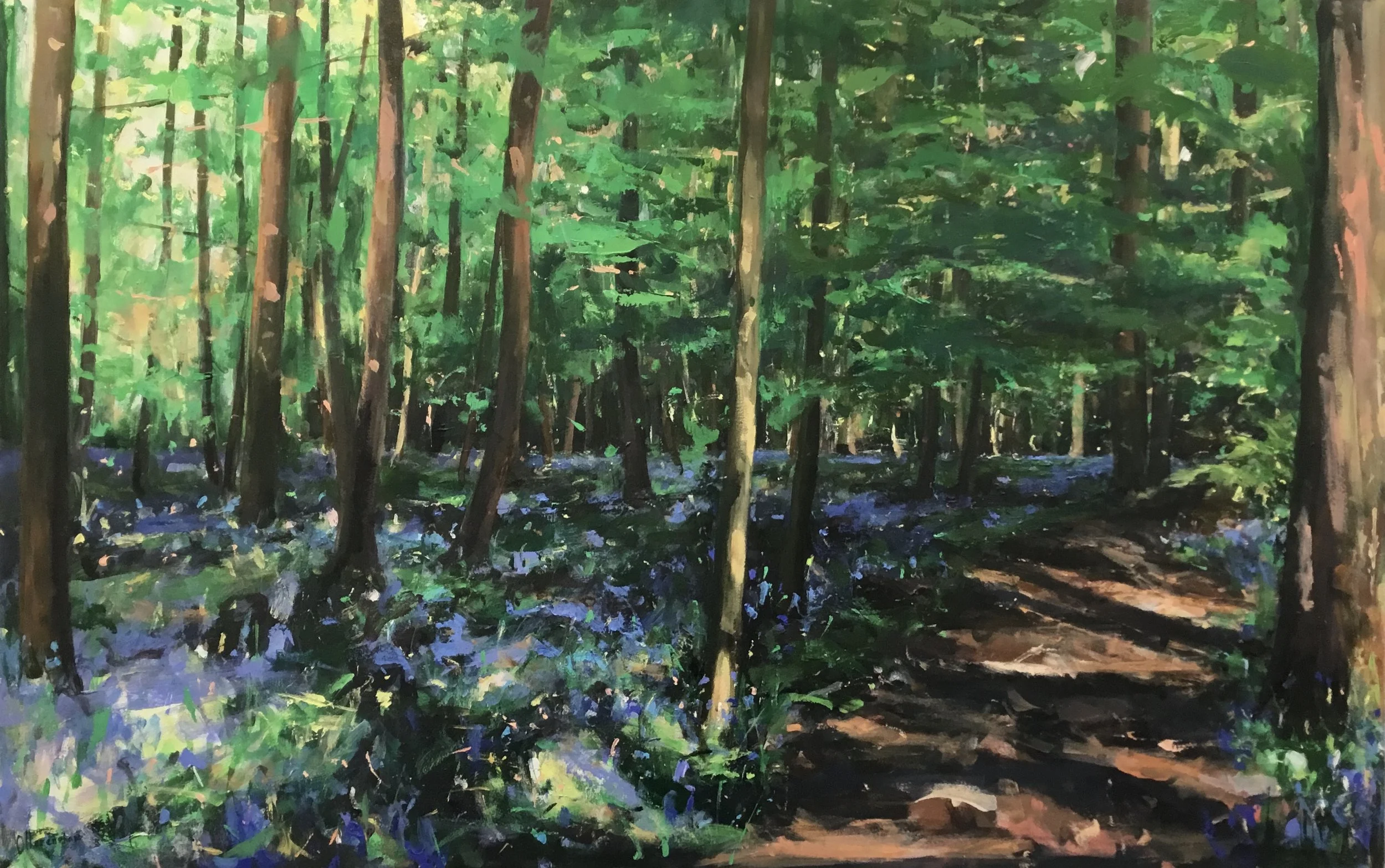 ‘To Walk Your Ancient Paths’ Acrylic on board (framed) 70 x 110cm Framed size 71 x 131cm £3,500.jpg