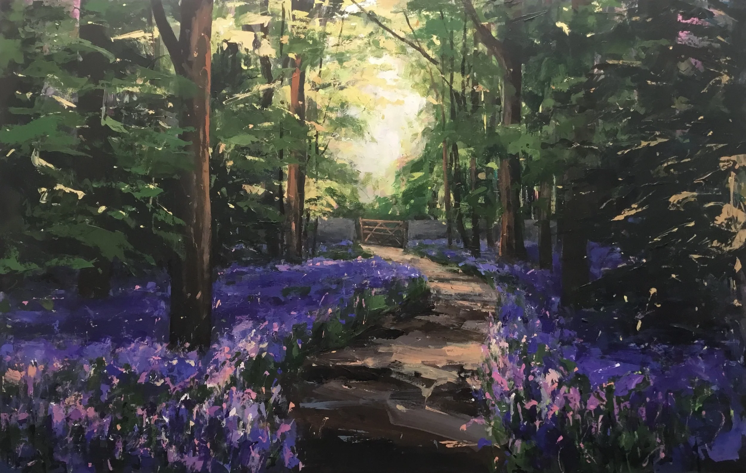 ‘Always By Your Side‘ Acrylic on board (framed) 70 x 110cm Framed size 91 x 131cm £3,500.jpg