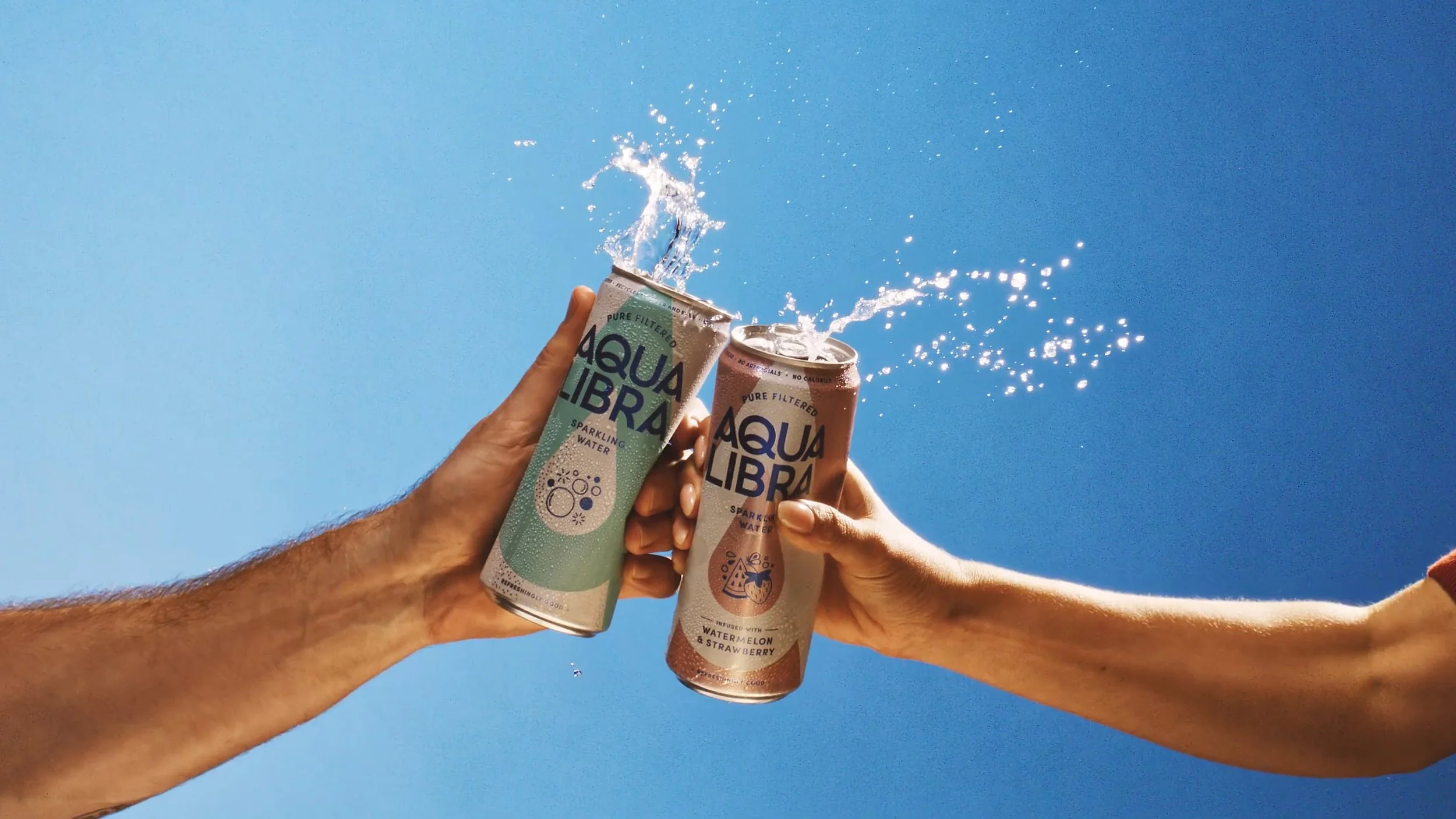 Aqua Libra Rebrand Shoot