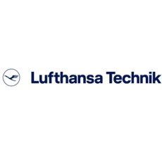 Lufthansa Technik logo with airplane symbol and blue text